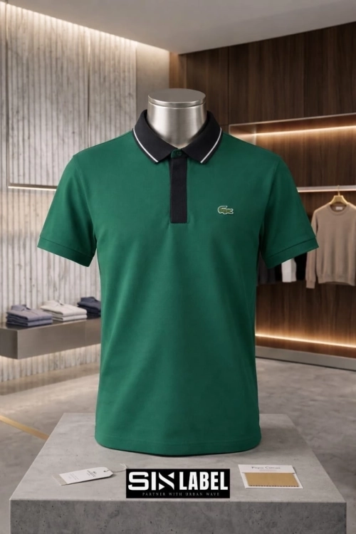 LACOSTE PREMIUM POLO (BOTTLE GREEN)